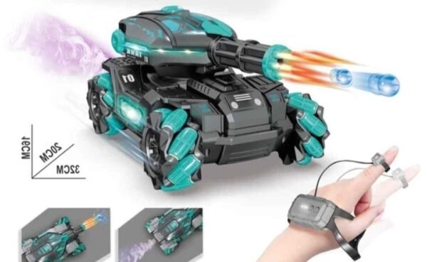 🛡️ Tanque RC de Combate Dual Control | Luces, Vapor, Disparos y Sensor de Movimiento 🚀🔥 - Image 3