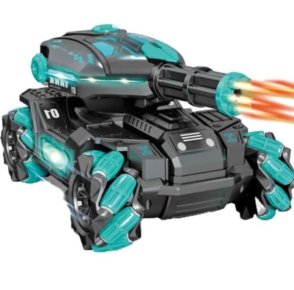 🛡️ Tanque RC de Combate Dual Control | Luces, Vapor, Disparos y Sensor de Movimiento 🚀🔥
