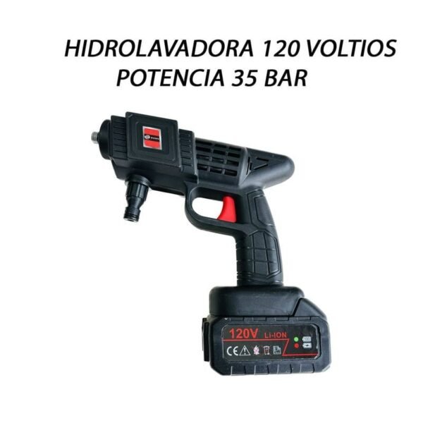 💦 Hidrolavadora Portátil Inalámbrica 120V con Batería de Litio y 3 Modos de Presión - ¡Limpieza Potente en Cualquier Lugar! ✨ - Image 3