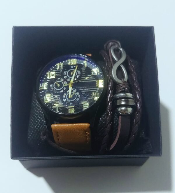 Reloj de Cuarzo con Pulsera  🎁 (color beige) - Image 5