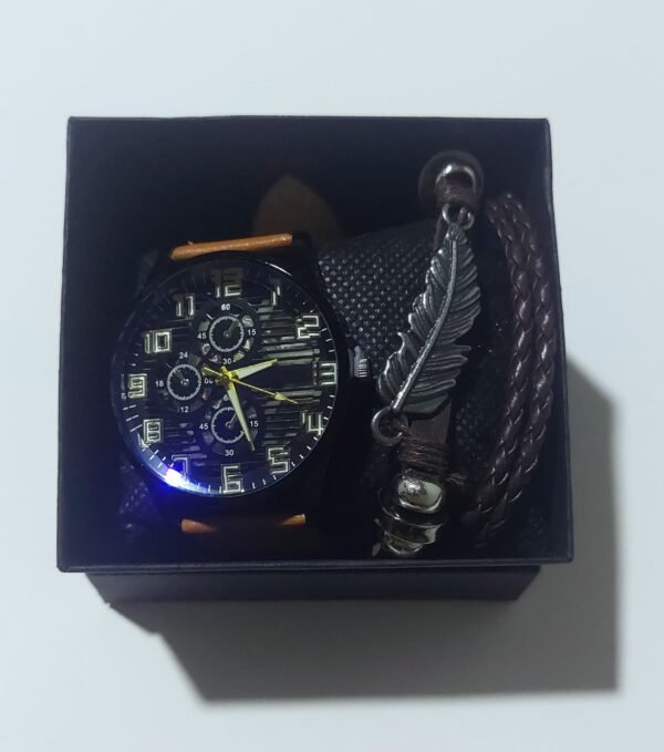 Reloj de Cuarzo con Pulsera  🎁 (color beige) - Image 2